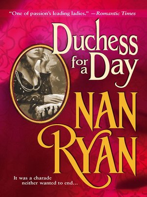 cover image of Duchess For a Day